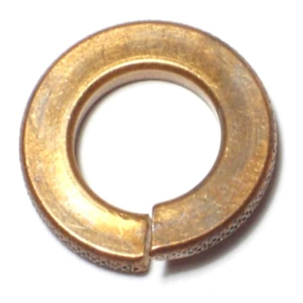 Midwest Fastener Split Lock Washer, For Screw Size 3/8 in Bronze, Bronze Finish, 16 PK 61927 - main